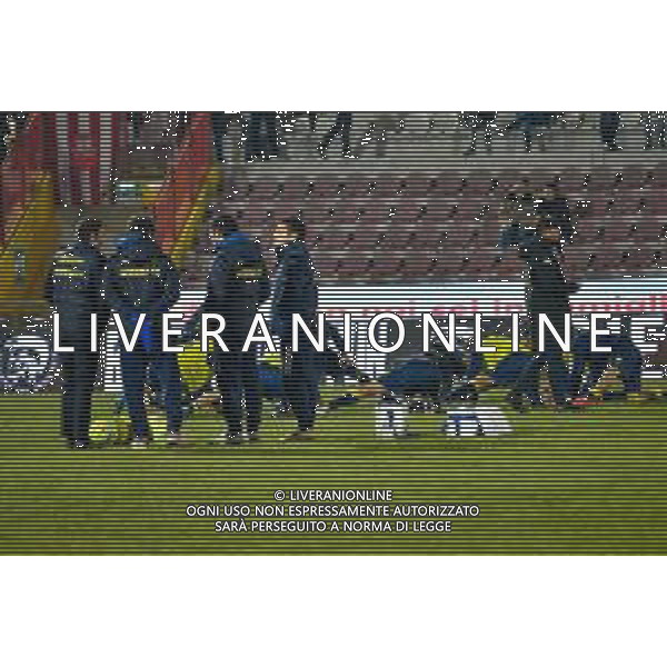Campionato di Calcio Serie C - Lega Pro 2019/2020 Vicenza, Italia 22/01/2020 Vicenza Vs Modena Nella foto: riscaldamento del Modena Football Club 1912 ©Alessio Marini / AGENZIA ALDO LIVERANI SAS
