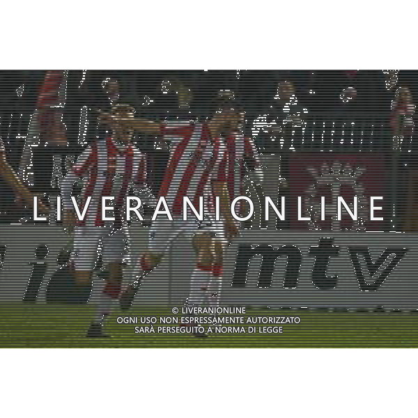 Campionato di Calcio Serie C - Lega Pro 2019/2020 Vicenza, Italia 22/01/2020 Vicenza Vs Modena Nella foto: esultanza di Daniel Cappelletti del Lanerossi Vicenza Virtus ©Alessio Marini / AGENZIA ALDO LIVERANI SAS