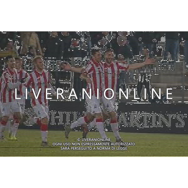 Campionato di Calcio Serie C - Lega Pro 2019/2020 Vicenza, Italia 22/01/2020 Vicenza Vs Modena Nella foto: esultanza di Daniel Cappelletti del Lanerossi Vicenza Virtus ©Alessio Marini / AGENZIA ALDO LIVERANI SAS