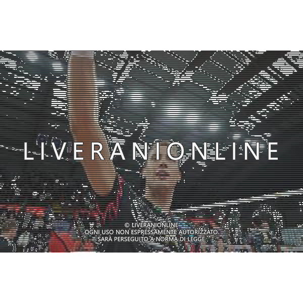 Coppa Italia di Volley 2019/2020 Perugia, Italia 22/01/2020 Quarti di finale - Sir Safety Conad Perugia vs Kioene Padova Nella foto: aleksandar atanasijevic (n.14 opposto sir safety conad perugia) esulta per la vittoria FOTO LORIS CERQUIGLINI-ALESSIO MARINI-AG ALDO LIVERANI SAS