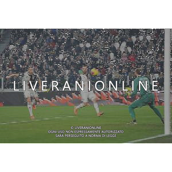 Torino 22.01.2020 Stadio Allianz Stadium ©Alessandro Falzone/Agenzia Aldo Liverani 22.01.2020 Quarti di finale Coppa Italia Juventus vs Roma 2019-20120 Nella foto : GOL DI LEONARDO BONUCCI ©/ AGENZIA ALDO LIVERANI SAS