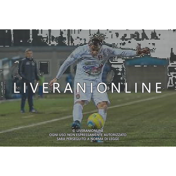 Campionato di Calcio Serie C - Lega Pro 2019/2020 Carrara, Italia 22/01/2020 Carrarese vs Pontedera Nella foto: Edoardo Pavan (P) al cross FOOT FABIO FAGIOLINI-ALESSIO MARINI-AG ALDO LIVERANI SAS