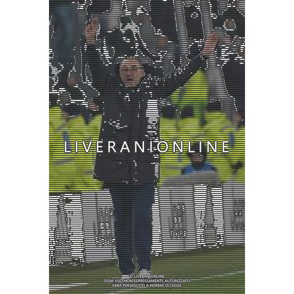 Torino 22.01.2020 Stadio Allianz Stadium ©Alessandro Falzone/Agenzia Aldo Liverani 22.01.2020 Quarti di finale Coppa Italia Juventus vs Roma 2019-20120 Nella foto : MAURIZIO SARRI ©/ AGENZIA ALDO LIVERANI SAS