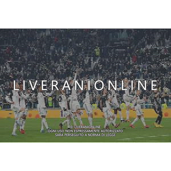 Torino 22.01.2020 Stadio Allianz Stadium ©Alessandro Falzone/Agenzia Aldo Liverani 22.01.2020 Quarti di finale Coppa Italia Juventus vs Roma 2019-20120 Nella foto : ESULTANZA FINALE ©/ AGENZIA ALDO LIVERANI SAS