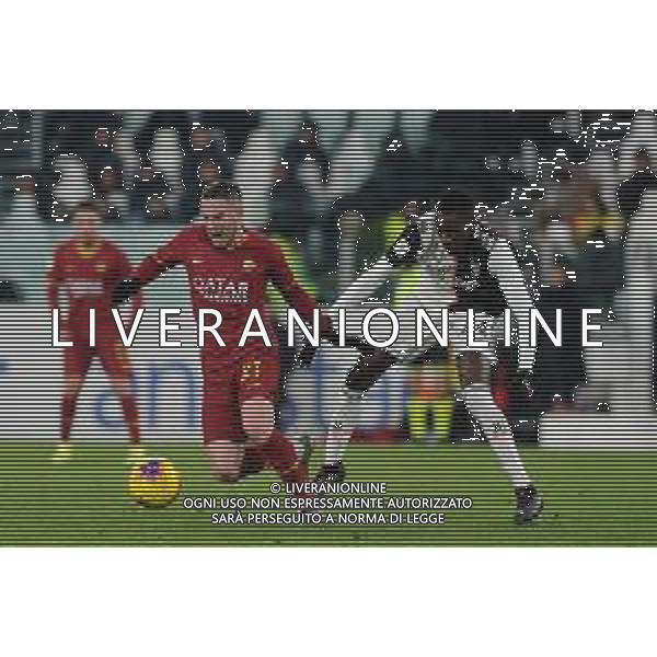 Torino 22.01.2020 Allianz Stadium Juventus vs Roma Quarti di finale Coppa Italia Tim 2019/2020 ©Viganti/Agenzia Aldo Liverani Nella foto: jordan veretout e blaise matuidi ©/ AGENZIA ALDO LIVERANI SAS