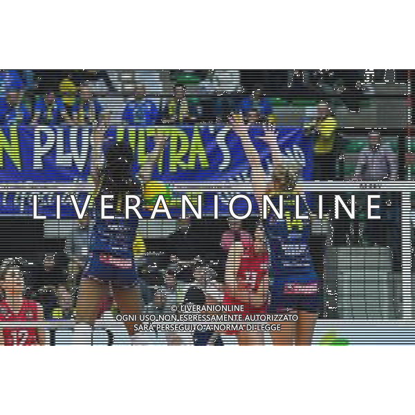 Volley Champions League Women 2019/2020 Treviso, Italia 22/01/2020 Imoco Volley Conegliano vs C.S.M. Volei Alba Blaj Nella foto: Attacco di Sanja Gamma con "flipper a muro" FOTO FLAVIO PAVANELLO-ALESSIO MARINI-AG ALDO LIVERANI SAS