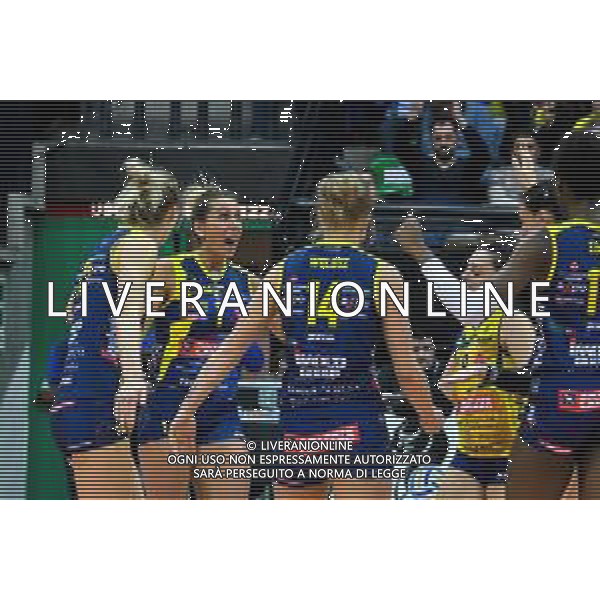 Volley Champions League Women 2019/2020 Treviso, Italia 22/01/2020 Imoco Volley Conegliano vs C.S.M. Volei Alba Blaj Nella foto: Esultanza Indre Sorokaite FOTO FLAVIO PAVANELLO-ALESSIO MARINI-AG ALDO LIVERANI SAS