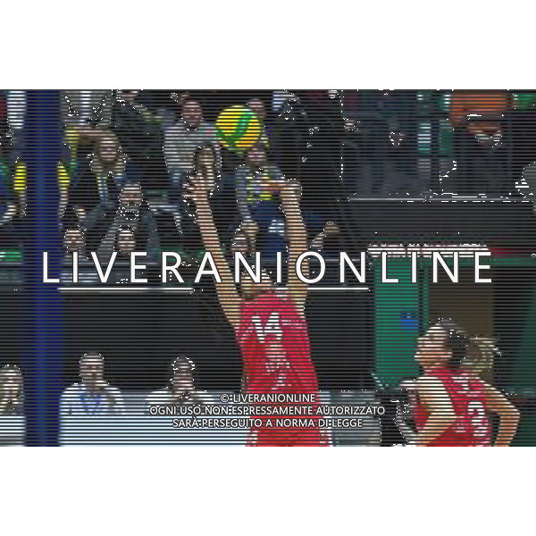 Volley Champions League Women 2019/2020 Treviso, Italia 22/01/2020 Imoco Volley Conegliano vs C.S.M. Volei Alba Blaj Nella foto: Palleggio di Aleksandra Ćirovic FOTO FLAVIO PAVANELLO-ALESSIO MARINI-AG ALDO LIVERANI SAS