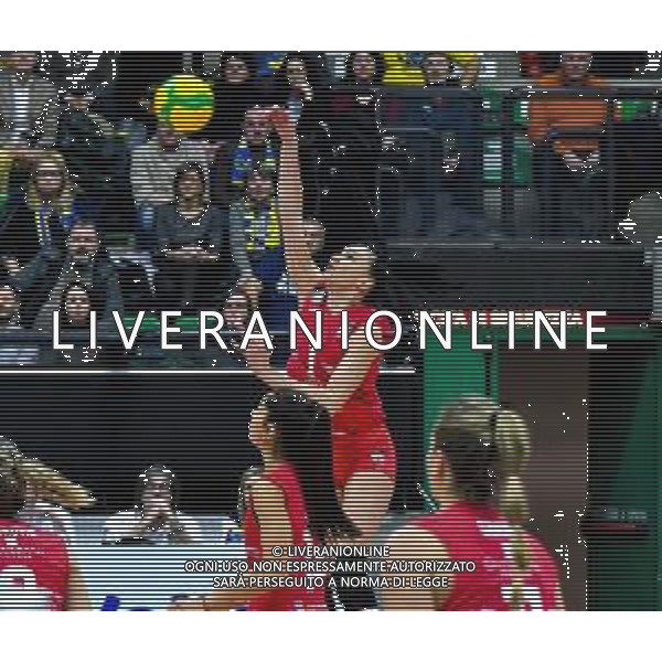 Volley Champions League Women 2019/2020 Treviso, Italia 22/01/2020 Imoco Volley Conegliano vs C.S.M. Volei Alba Blaj Nella foto: Attacco di Ioana Baciu FOTO FLAVIO PAVANELLO-ALESSIO MARINI-AG ALDO LIVERANI SAS