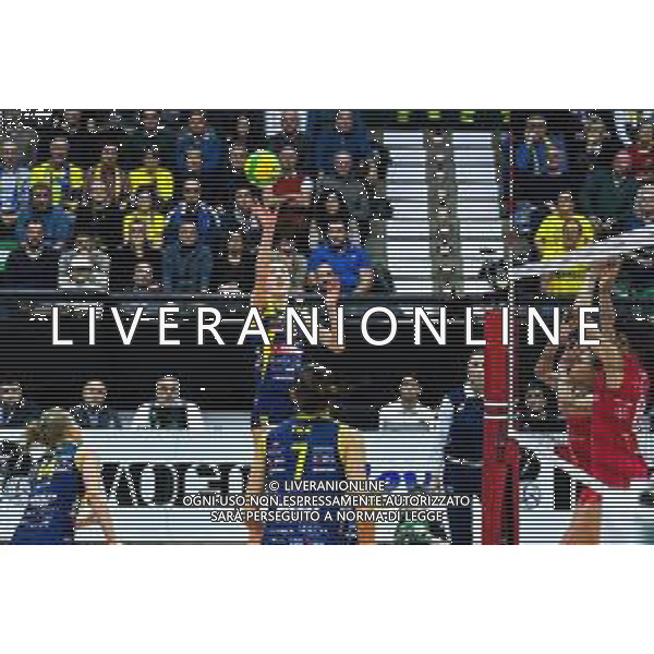 Volley Champions League Women 2019/2020 Treviso, Italia 22/01/2020 Imoco Volley Conegliano vs C.S.M. Volei Alba Blaj Nella foto: Attacco di Kimberly Hill FOTO FLAVIO PAVANELLO-ALESSIO MARINI-AG ALDO LIVERANI SAS