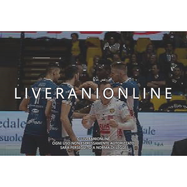 Coppa Italia di Volley 2019/2020 Modena, Italia 22/01/2020 Quarti di finale - Leo Shoes Modena vs Consar Ravenna Nella foto: L\'esultanza dei giocatori della Consar Ravenna dopo un punto FOTO DANIELE NICLI-ALESSIO MARINI-AG ALDO LIVERANI SAS