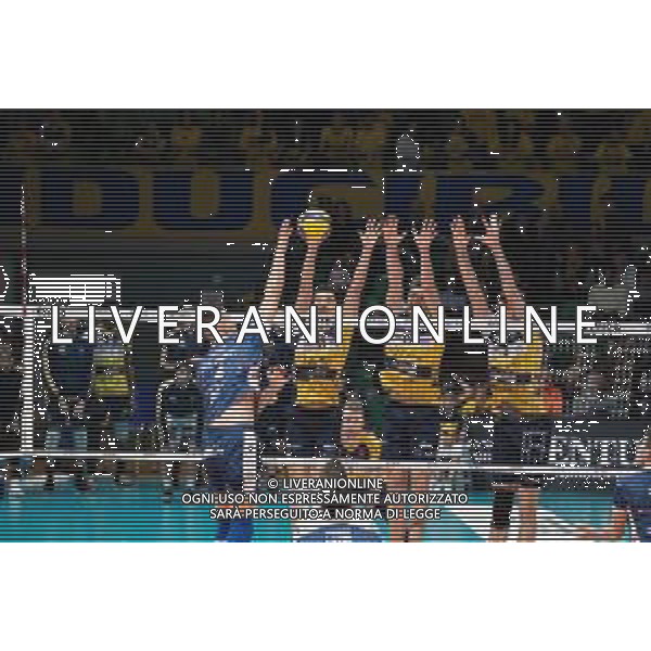 Coppa Italia di Volley 2019/2020 Modena, Italia 22/01/2020 Quarti di finale - Leo Shoes Modena vs Consar Ravenna Nella foto: Attacco di Thijs Ter Horst (04) (Consar Ravenna) FOTO DANIELE NICLI-ALESSIO MARINI-AG ALDO LIVERANI SAS