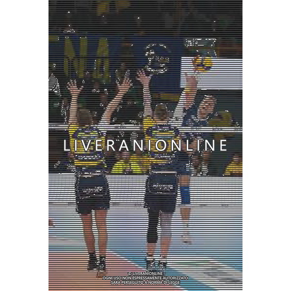 Coppa Italia di Volley 2019/2020 Modena, Italia 22/01/2020 Quarti di finale - Leo Shoes Modena vs Consar Ravenna Nella foto: Attacco di Thijs Ter Horst (04) (Consar Ravenna) FOTO DANIELE NICLI-ALESSIO MARINI-AG ALDO LIVERANI SAS