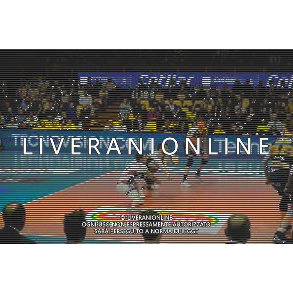 Coppa Italia di Volley 2019/2020 Modena, Italia 22/01/2020 Quarti di finale - Leo Shoes Modena vs Consar Ravenna Nella foto: Ricezione di Matthew Anderson (01) (Leo Shoes Modena) FOTO DANIELE NICLI-ALESSIO MARINI-AG ALDO LIVERANI SAS