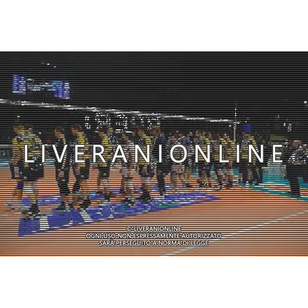 Coppa Italia di Volley 2019/2020 Modena, Italia 22/01/2020 Quarti di finale - Leo Shoes Modena vs Consar Ravenna Nella foto: Vittoria netta per la Leo Shoes Modena FOTO DANIELE NICLI-ALESSIO MARINI-AG ALDO LIVERANI SAS