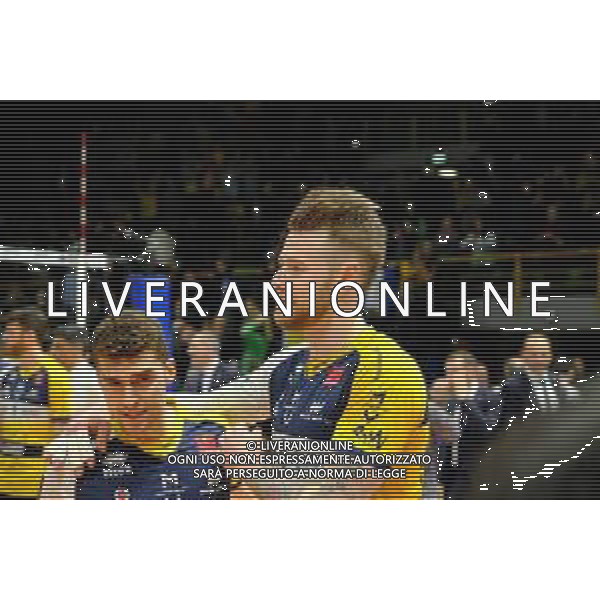 Coppa Italia di Volley 2019/2020 Modena, Italia 22/01/2020 Quarti di finale - Leo Shoes Modena vs Consar Ravenna Nella foto: Ivan Zaytsev (09) (Loe Shoes Modena) e Nicola Salsi (16) (Leo Shoes Modena) FOTO DANIELE NICLI-ALESSIO MARINI-AG ALDO LIVERANI SAS