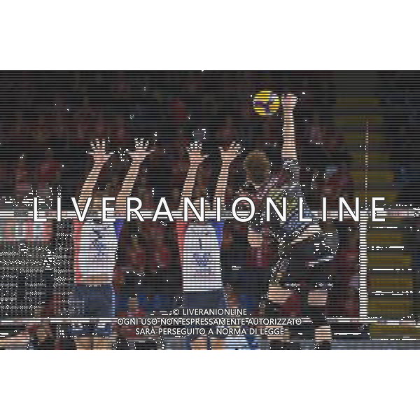 Coppa Italia di Volley 2019/2020 Civitanova, Italia 22/01/2020 Quarti di finale - Cucine Lube Civitanova vs Vero Volley Monza Nella foto: Schiacciata Rychlicki Kamil (Cucine Lube Civitanova) FOTO ROBERTO BATOMEOLI-ALESSIO MARINI-AG ALDO LIVERANI SAS