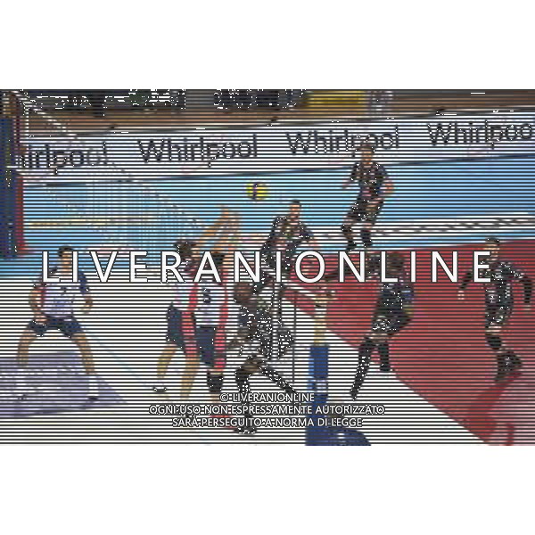 Coppa Italia di Volley 2019/2020 Civitanova, Italia 22/01/2020 Quarti di finale - Cucine Lube Civitanova vs Vero Volley Monza Nella foto: Schiacciata Leal Yoandy (Cucine Lube Civitanova) FOTO ROBERTO BATOMEOLI-ALESSIO MARINI-AG ALDO LIVERANI SAS