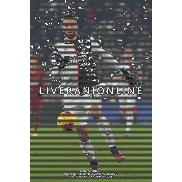 Torino 22.01.2020 Stadio Allianz Stadium ©Alessandro Falzone/Agenzia Aldo Liverani 22.01.2020 Quarti di finale Coppa Italia Juventus vs Roma 2019-20120 Nella foto : Rodrigo Bentancur