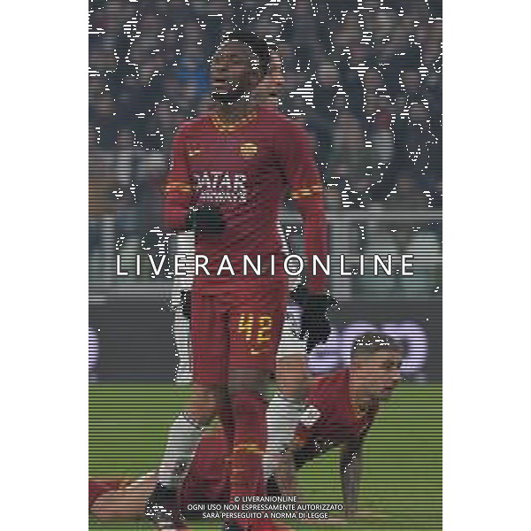 Torino 22.01.2020 Stadio Allianz Stadium ©Alessandro Falzone/Agenzia Aldo Liverani 22.01.2020 Quarti di finale Coppa Italia Juventus vs Roma 2019-20120 Nella foto : Esultanza gol di Rodrigo Betancur