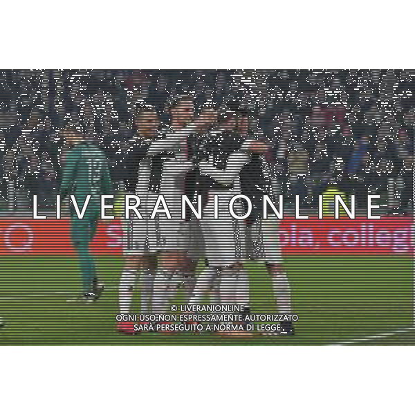 Torino 22.01.2020 Stadio Allianz Stadium ©Alessandro Falzone/Agenzia Aldo Liverani 22.01.2020 Quarti di finale Coppa Italia Juventus vs Roma 2019-20120 Nella foto : Esultanza gol di Rodrigo Betancur