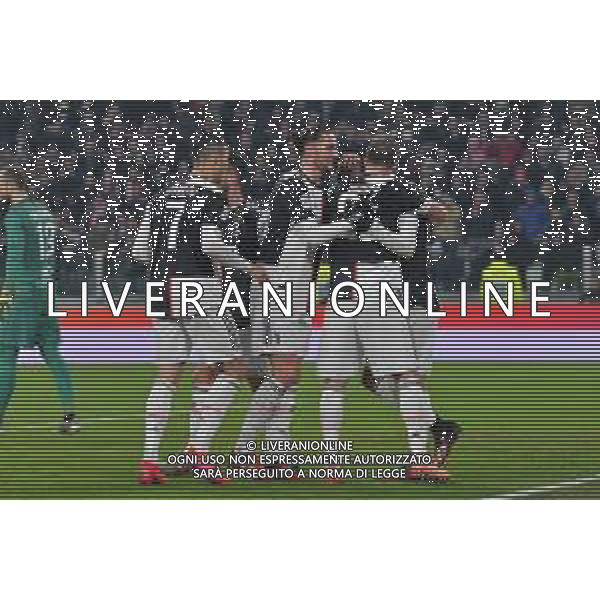 Torino 22.01.2020 Stadio Allianz Stadium ©Alessandro Falzone/Agenzia Aldo Liverani 22.01.2020 Quarti di finale Coppa Italia Juventus vs Roma 2019-20120 Nella foto : Esultanza gol di Rodrigo Betancur