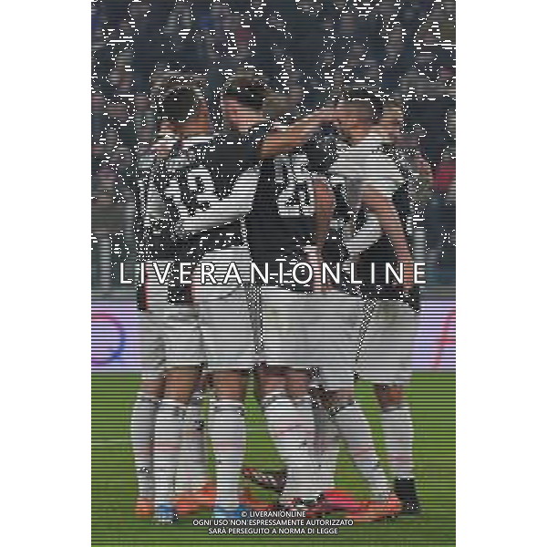 Torino 22.01.2020 Stadio Allianz Stadium ©Alessandro Falzone/Agenzia Aldo Liverani 22.01.2020 Quarti di finale Coppa Italia Juventus vs Roma 2019-20120 Nella foto : Esultanza gol di Rodrigo Betancur