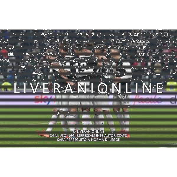 Torino 22.01.2020 Stadio Allianz Stadium ©Alessandro Falzone/Agenzia Aldo Liverani 22.01.2020 Quarti di finale Coppa Italia Juventus vs Roma 2019-20120 Nella foto : Esultanza gol di Rodrigo Betancur