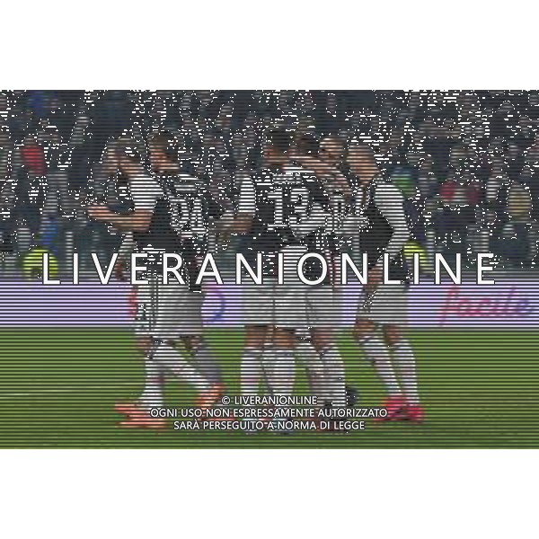 Torino 22.01.2020 Stadio Allianz Stadium ©Alessandro Falzone/Agenzia Aldo Liverani 22.01.2020 Quarti di finale Coppa Italia Juventus vs Roma 2019-20120 Nella foto : Esultanza gol di Rodrigo Betancur