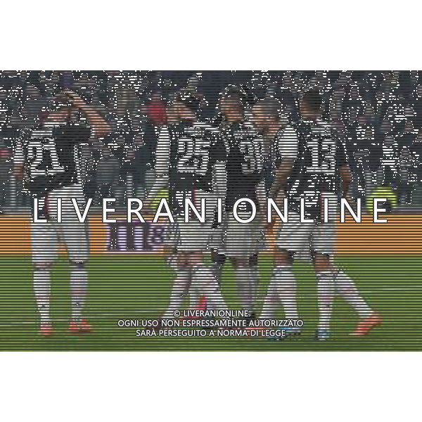 Torino 22.01.2020 Stadio Allianz Stadium ©Alessandro Falzone/Agenzia Aldo Liverani 22.01.2020 Quarti di finale Coppa Italia Juventus vs Roma 2019-20120 Nella foto : Esultanza gol di Rodrigo Betancur