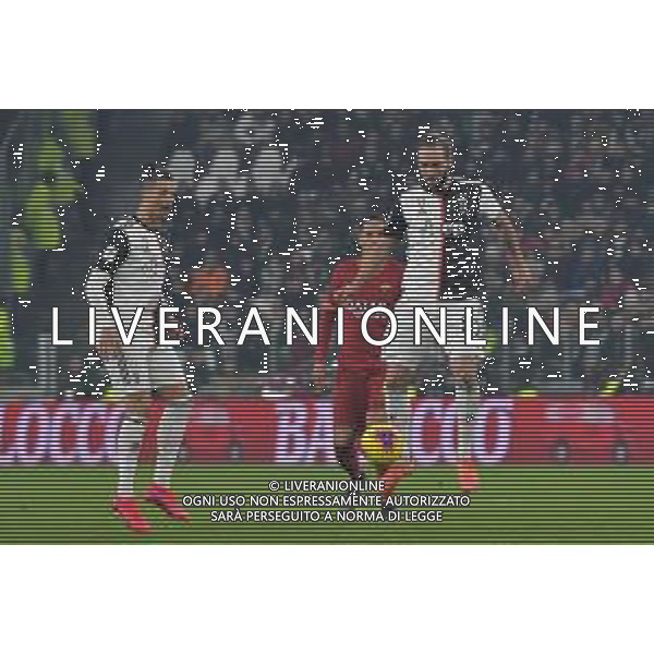 Torino 22.01.2020 Stadio Allianz Stadium ©Alessandro Falzone/Agenzia Aldo Liverani 22.01.2020 Quarti di finale Coppa Italia Juventus vs Roma 2019-20120 Nella foto : Gonzalo Higuain-Cristiano Ronaldo
