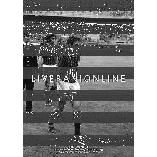 01-05-1974 MILANO COPPA ITALIA SEMIFINALI INTER -MILAN 2-1 NELLA FOTO CARLO TRESOLDI AG ALDO LIVERANI SAS