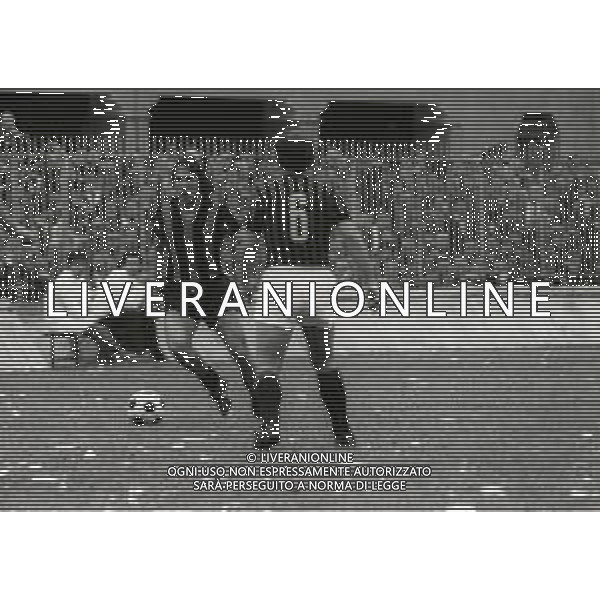 01-05-1974 MILANO COPPA ITALIA SEMIFINALI INTER -MILAN 2-1 NELLA FOTO ADRIANO FEDELE AG ALDO LIVERANI SAS