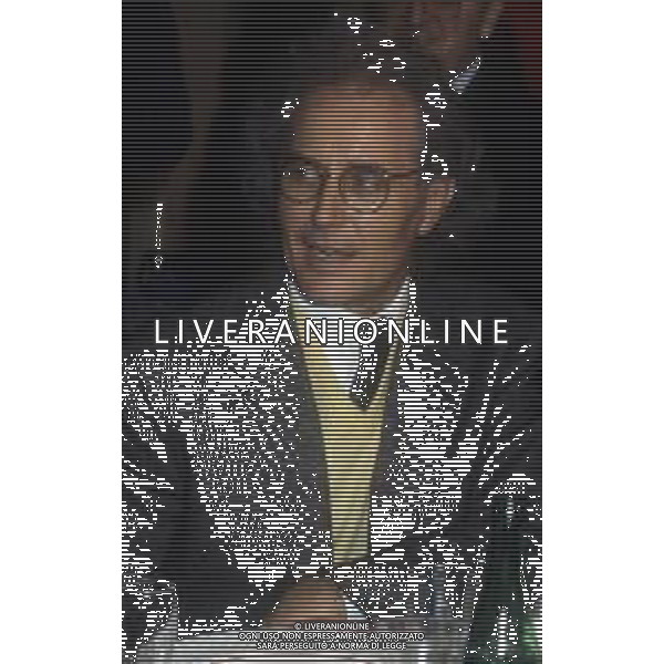 RETROSPETTIVA LUCIANO BENETTON INDUSTRIALE POLITICO FONDATORE DEL GRUPPO BENETTON NELLA FOTO LUCIANO BENETTON AG ALDO LIVERANI SAS