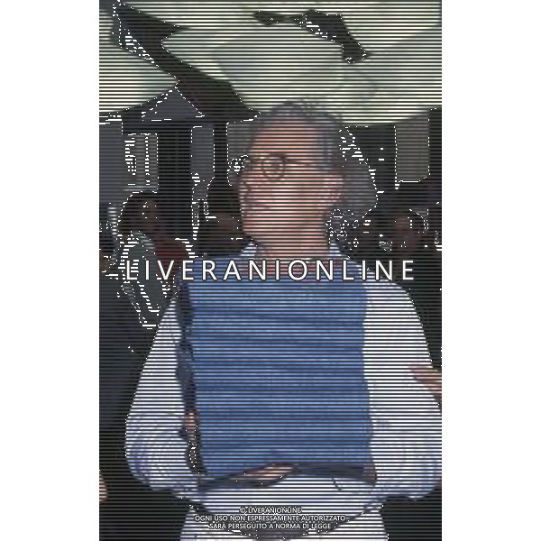 RETROSPETTIVA LUCIANO BENETTON INDUSTRIALE POLITICO FONDATORE DEL GRUPPO BENETTON NELLA FOTO LUCIANO BENETTON AG ALDO LIVERANI SAS
