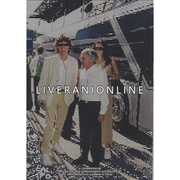 RETROSPETTIVA Sir Michael Philip "Mick" Jagger è un cantautore, musicista e attore britannico NELLA FOTO Sir Michael Philip "Mick" Jagger con Bernie Ecclestone al Gp di formula una a Monza AG ALDO LIVERANI SAS