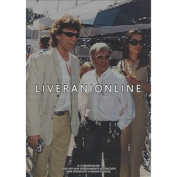 RETROSPETTIVA Sir Michael Philip "Mick" Jagger è un cantautore, musicista e attore britannico NELLA FOTO Sir Michael Philip "Mick" Jagger con Bernie Ecclestone al Gp di formula una a Monza AG ALDO LIVERANI SAS