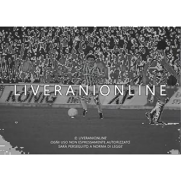 26-10-1988 TORINO SEDICESIMI DI FINALE DI COPPA UEFA JUVENTUS ATLETIC BILBAO 5-1 NELLA FOTO RUI BARROS AG ALDO LIVERANI SAS