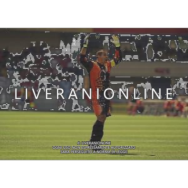 RETROSPETTIVA JOSE LUIS CHILAVERT CALCIATORE NELLA FOTO JOSE LUIS CHILAVERT CON LA MAGLIA DELLA NAZIONALE DEL PARAGUAY AI MONDIALI DI CALCIO FRANCIA 1998 AG ALDO LIVERANI SAS