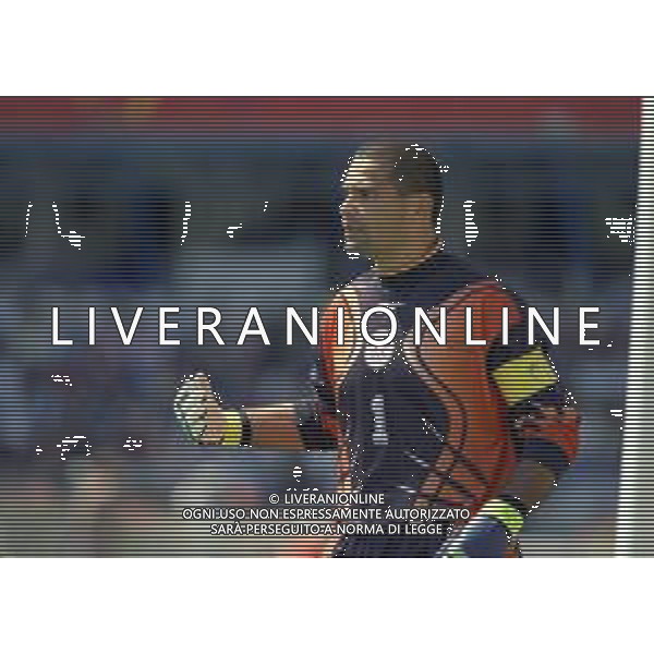 RETROSPETTIVA JOSE LUIS CHILAVERT CALCIATORE NELLA FOTO JOSE LUIS CHILAVERT CON LA MAGLIA DELLA NAZIONALE DEL PARAGUAY AI MONDIALI DI CALCIO FRANCIA 1998 AG ALDO LIVERANI SAS