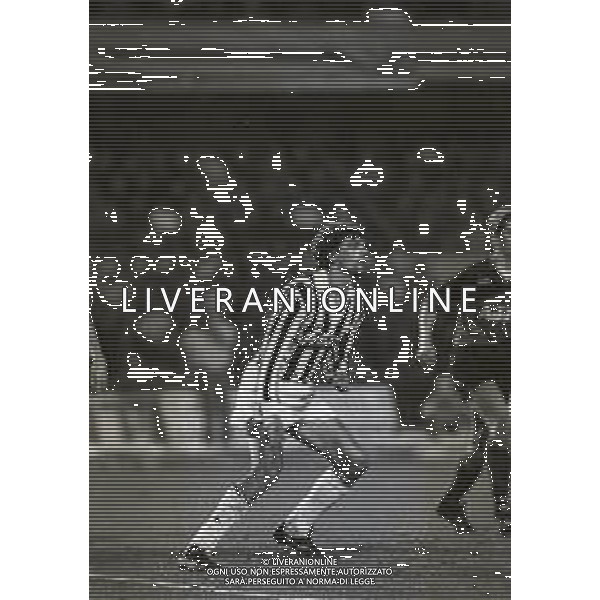 07-12-1988 TORINO OTTAVI DI FINALE DI COPPA UEFA RITORNO JUVENTUS RFC LIEGI 1-0 NELLA FOTO ALESSANDRO ALTOBELLI AG ALDO LIVERANI SAS