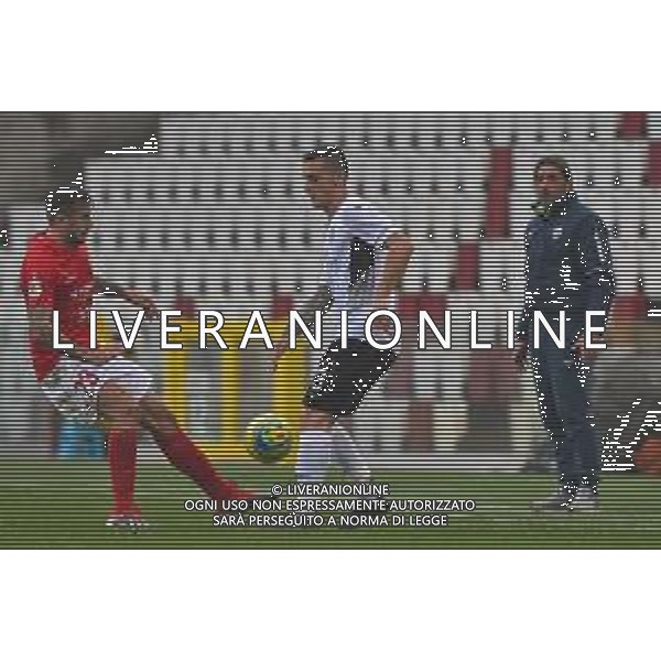 Campionato di Calcio Serie C - Lega Pro 2019/2020 Trieste, Italia 26/01/2020 Triestina Vs Cesena Nella foto: Emanuele Valeri del Cesena contrastato da Leonardo Gatto della Triestina. © Franco DeBernardi- Alessio Marini / AGENZIA ALDO LIVERANI SAS
