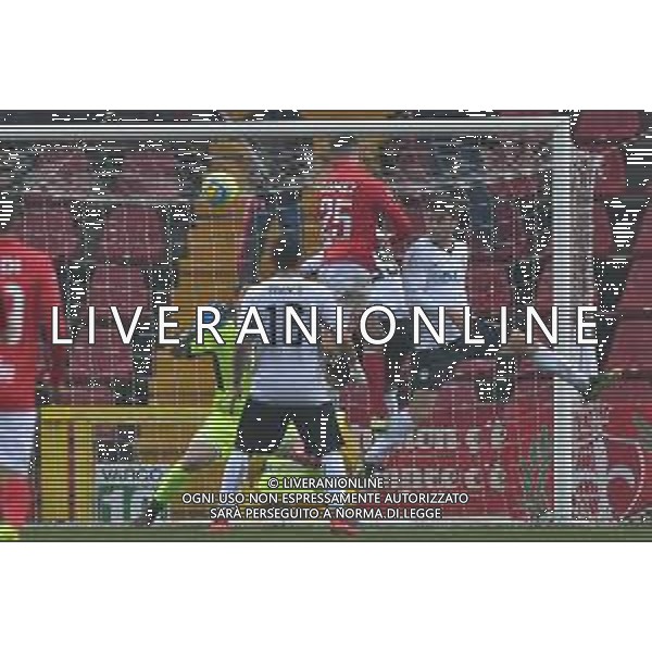 Campionato di Calcio Serie C - Lega Pro 2019/2020 Trieste, Italia 26/01/2020 Triestina Vs Cesena Nella foto: Guido Gomez della Triestina segna un gol di testa. © Franco DeBernardi- Alessio Marini / AGENZIA ALDO LIVERANI SAS