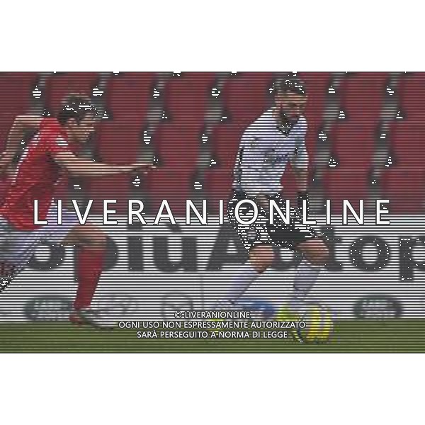 Campionato di Calcio Serie C - Lega Pro 2019/2020 Trieste, Italia 26/01/2020 Triestina Vs Cesena Nella foto: Domenico Franco del Cesena contrastato da Marco Loschiavo della Triestina. © Franco DeBernardi- Alessio Marini / AGENZIA ALDO LIVERANI SAS