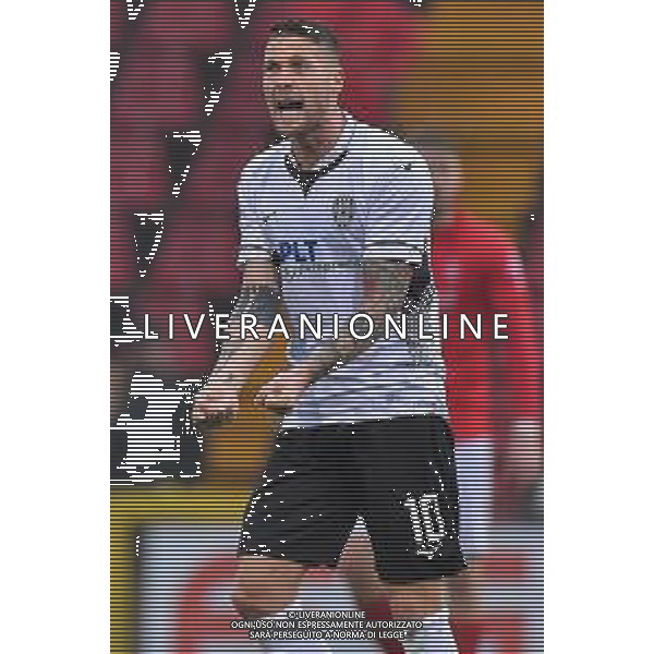 Campionato di Calcio Serie C - Lega Pro 2019/2020 Trieste, Italia 26/01/2020 Triestina Vs Cesena Nella foto: Salvatore Caturano del Cesena esulta dopo aver segnato un rigore © Franco deBernardi- Alessio Marini / AGENZIA ALDO LIVERANI SAS