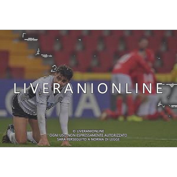 Campionato di Calcio Serie C - Lega Pro 2019/2020 Trieste, Italia 26/01/2020 Triestina Vs Cesena Nella foto: Rosario Maddaloni del Cesena si dispera dopo la sconfitta con la Triestina. © Franco deBernardi- Alessio Marini / AGENZIA ALDO LIVERANI SAS