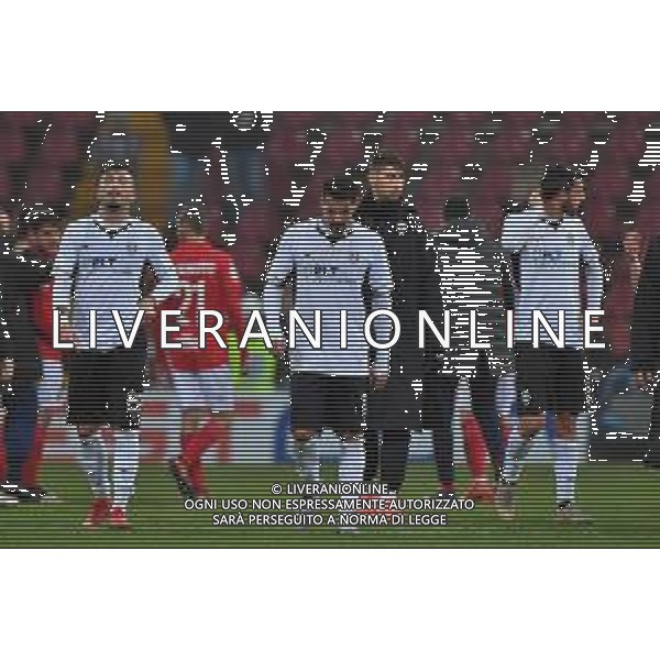 Campionato di Calcio Serie C - Lega Pro 2019/2020 Trieste, Italia 26/01/2020 Triestina Vs Cesena Nella foto: Francesco Ardizzone e Ivan De Santis del Cesena si disperano dopo la sconfitta con la Triestina. © Franco deBernardi- Alessio Marini / AGENZIA ALDO LIVERANI SAS