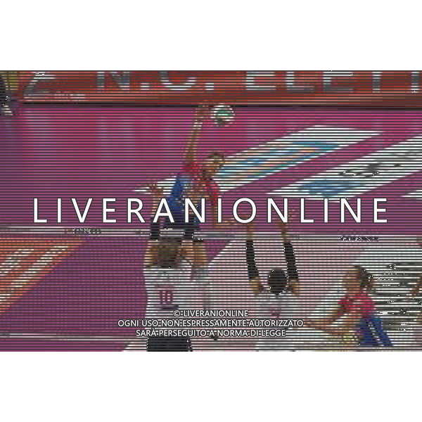 Campionato di Volley Serie A1 Femminile 2019/2020 Novara, Italia 26/01/2020 Igor Gorgonzola Novara vs Lardini Filottrano Nella foto: Schiacciata di Jovana Brakocevic, 2 (Igor Gorgonzola Novara) © Salvo Barbagallo - Alessio Marini / AGENZIA ALDO LIVERANI SAS