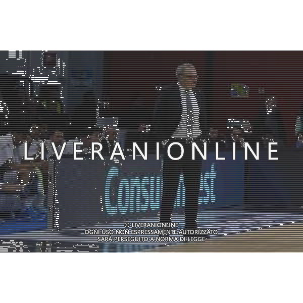 Campionato di Basket Serie A 2019/2020 Cremona, Italia 26/01/2020 Vanoli Basket Cremona vs Virtus Roma Nella foto: coach Romeo Sacchetti della Vanoli Cremona © Matteo Casoni - Alessio Marini / AGENZIA ALDO LIVERANI SAS