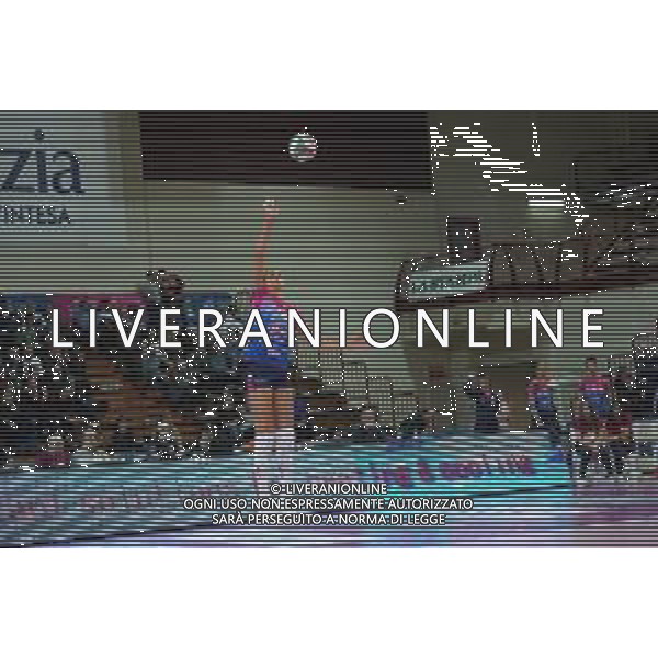 Campionato di Volley Serie A1 Femminile 2019/2020 Novara, Italia 26/01/2020 Igor Gorgonzola Novara vs Lardini Filottrano Nella foto: Elitsa Vasileva, 16 (Igor Gorgonzola Novara) in battuta © Salvo Barbagallo - Alessio Marini / AGENZIA ALDO LIVERANI SAS